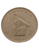 Rodésia 2 shillings 1964