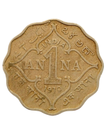 Índia Britânica 1 Anna 1910