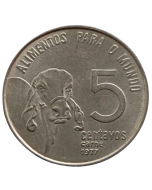 Brasil 5 Centavos 1977 - Série FAO - Zebu