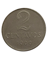 Brasil 2 Centavos 1969