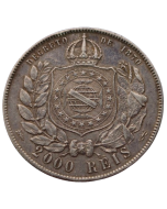 Brasil 2000 Réis 1889 - Prata