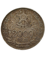 Brasil 2000 Réis 1912 - Estrelas Ligadas (Prata)