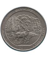 Estados Unidos ¼ dólar 2011 - Parque Nacional Olímpico