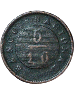 Províncias Argentinas - Buenos Aires  5/10 Reais 1831