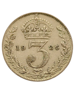 Reino Unido 3 Pence 1925 - Prata