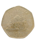 Gibraltar 50 Pence 2007