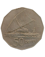 Fiji 50 Cents 1975