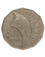 Austrália 50 Cents 2000 - Milênio