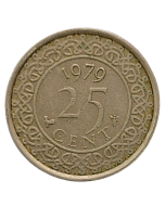 Suriname 25 Cêntimos 1979