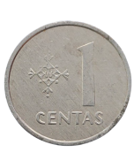 Lituânia 1 Centas 1991