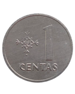 Lituânia 1 Centas 1991