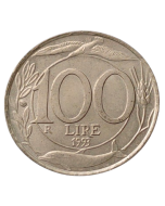 Itália 100 Liras 1993