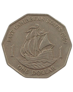 Caribe oriental 1 Dólar 1989