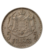 Mônaco 5 Francos 1945