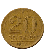 Brasil 20 Centavos 1948 - Vargas