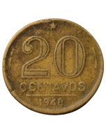 Brasil 20 Centavos 1948 - Vargas 