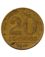 Brasil 20 Centavos 1948 - Vargas 