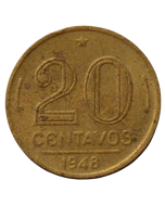 Brasil 20 Centavos 1948 - Ruy Barbosa