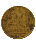 Brasil 20 Centavos 1948 - Ruy Barbosa