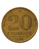 Brasil 20 Centavos 1948 - Ruy Barbosa