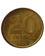 Brasil 20 Centavos 1955 - Soberba