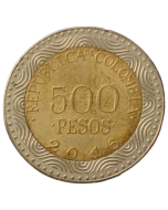 Colômbia 500 Pesos 2016 - Sapo de Cristal