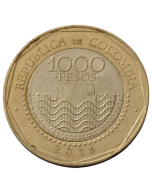 Colômbia 1000 Pesos 2016 - Tartaruga Cabeçuda