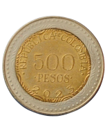 Colômbia 500 Pesos 2023 - Sapo de Cristal