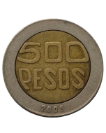 Colômbia 500 Pesos 2005 - Árvore Sagrada de Guacarí