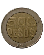 Colômbia 500 Pesos 2007 - Árvore Sagrada de Guacarí