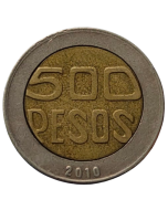 Colômbia 500 Pesos 2010 - Árvore Sagrada de Guacarí