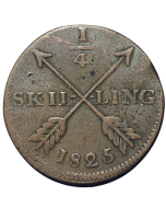 Suécia ¼ Skiling 1825