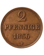 Reino de Hannover 2 pfennig 1856