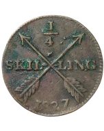 Suécia ¼ Skiling 1827