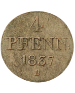 Hannover 4 pfennig 1837 - Prata