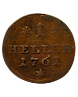 Ducado de Saxe-Hildburghausen 1 Heller 1761