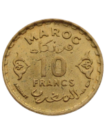 Marrocos 10 Francos 1952  - Protetorado Francês