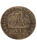 Württemberg 6 kreuzer 1807 - Prata