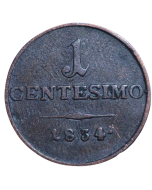 Lombardo-Vêneto 1 Centésimo 1834 M