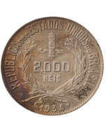 Brasil 2000 Réis 1934 - Mocinha (Prata)