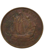 Reino Unido ½ Penny1941