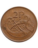 Irlanda 2 Pence 1980