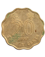 Hong Kong 20 Cents 1997