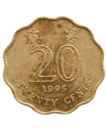 Hong Kong 20 Cents 1995