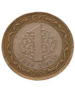 Turquia 1 Turk Lira 2009