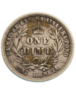 Havaí 1 Dime 1883 - Prata