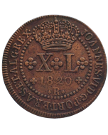 Brasil 40 réis 1820 R - 54 Tulipas