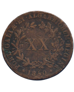 Reino de Portugal 20 Reis 1850