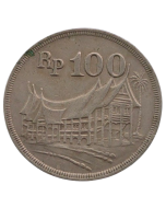 Indonésia 100 Rúpias 1973