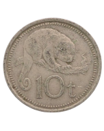 Papua Nova Guiné 10 Toea 1975